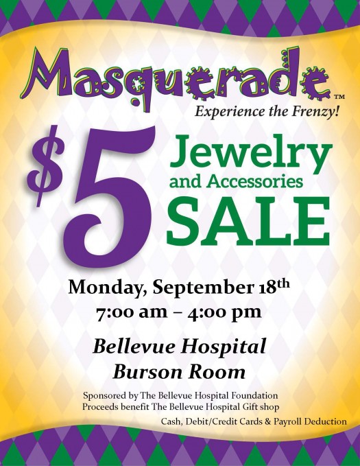 5 Masquerade Jewelry Sale hosted by TBH Gift Shop The Bellevue